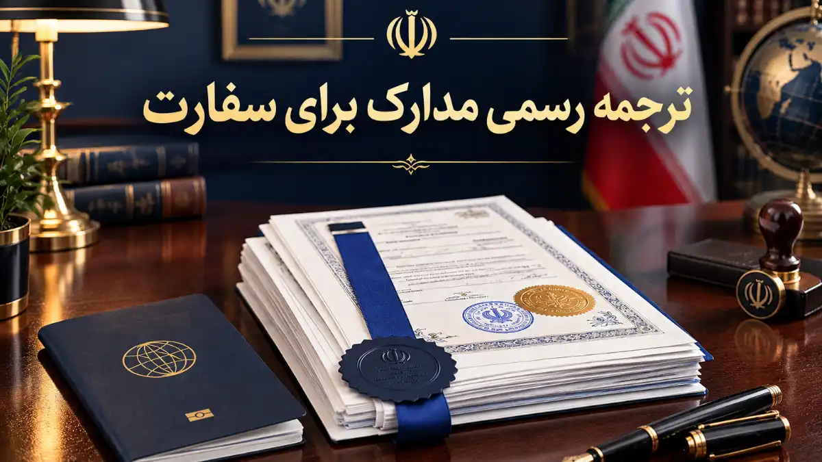 ترجمه رسمی مدارک برای سفارت-دیل لند